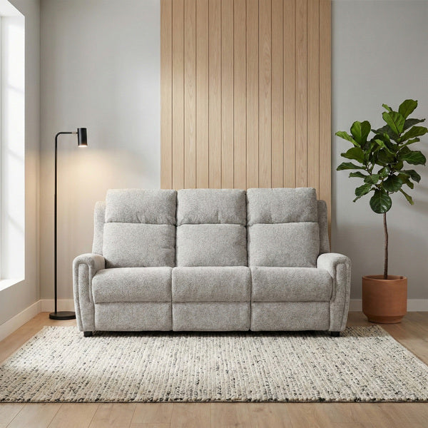 Mayfair 3 seater fixed sofa in ash, living room front sofa