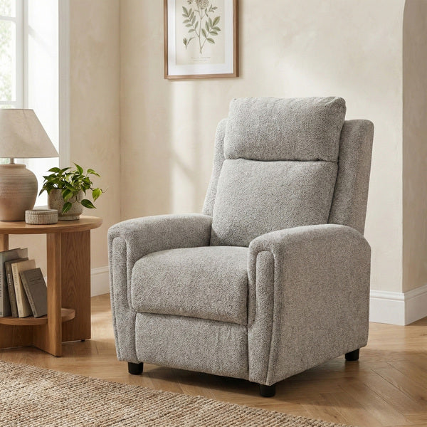 Mayfair fixed armchair in ash, living room angled armchair