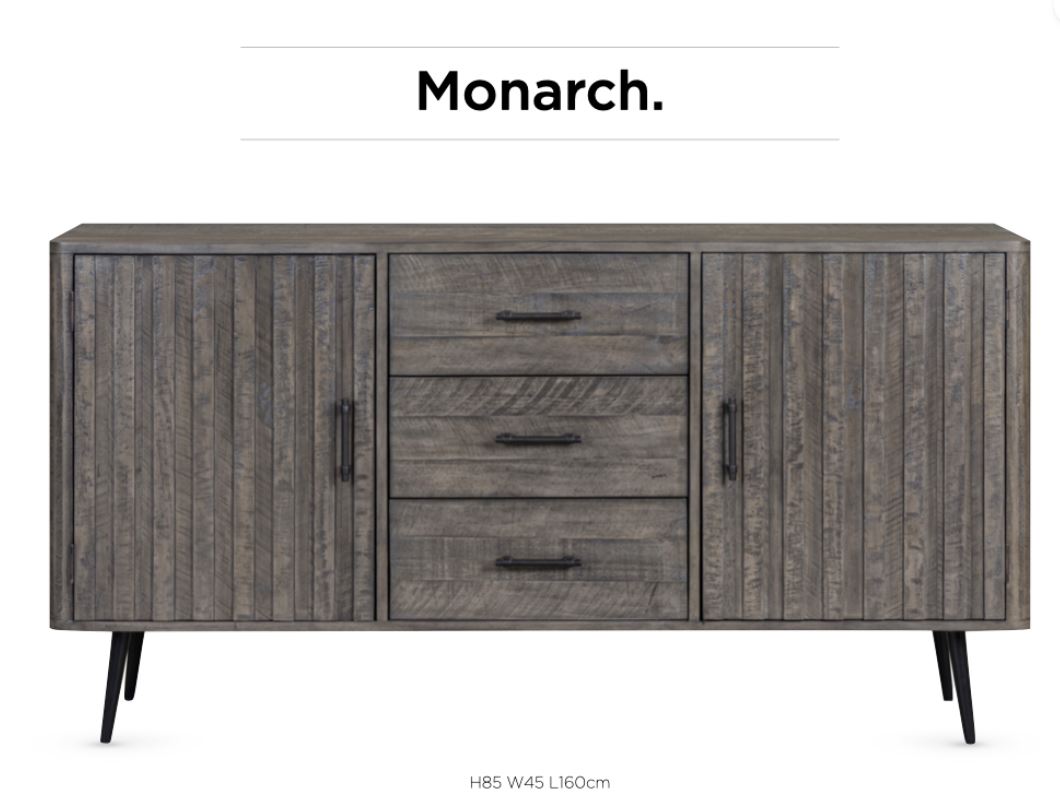 Monarch 2 Door & 3 Drawer Sideboard