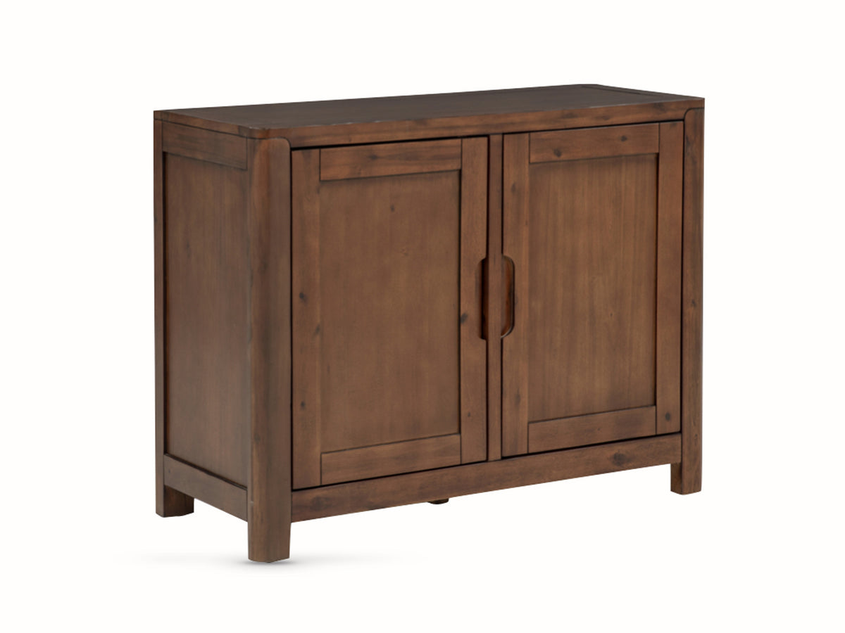 Monterey acacia Small Sideboard, angled view