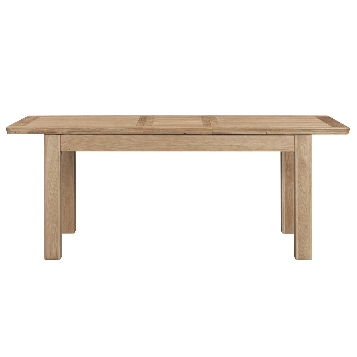 Treviso 160-200 cm oak dining extended front view