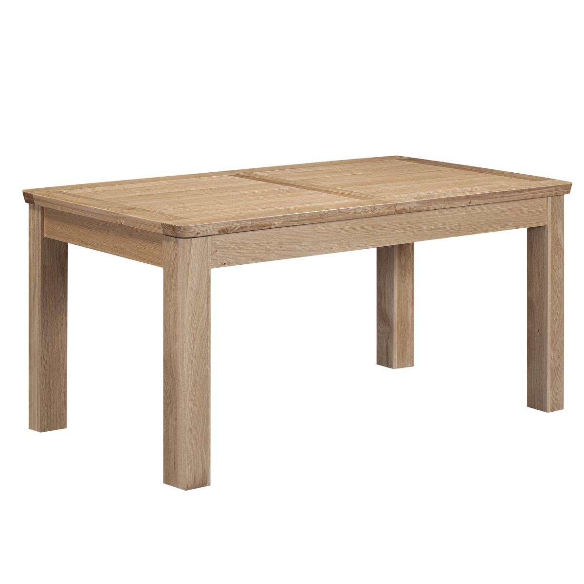 Treviso 160-200 cm oak dining angled closed view