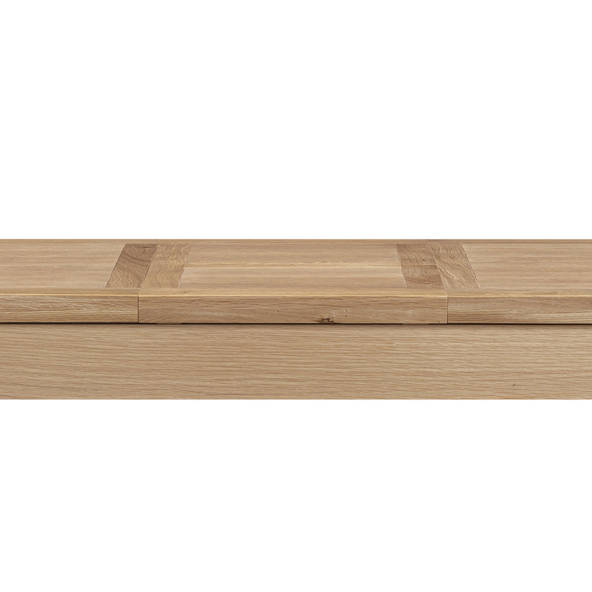 Treviso 160-200 cm oak dining extension leaf detail