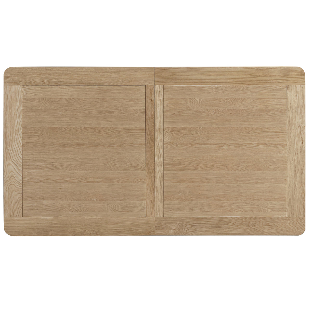 Treviso 160-200 cm oak dining extended tabletop view