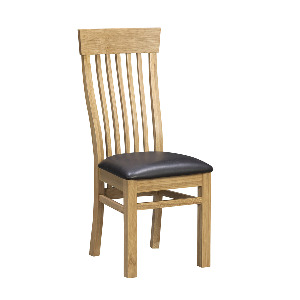 Treviso oak dining angled view