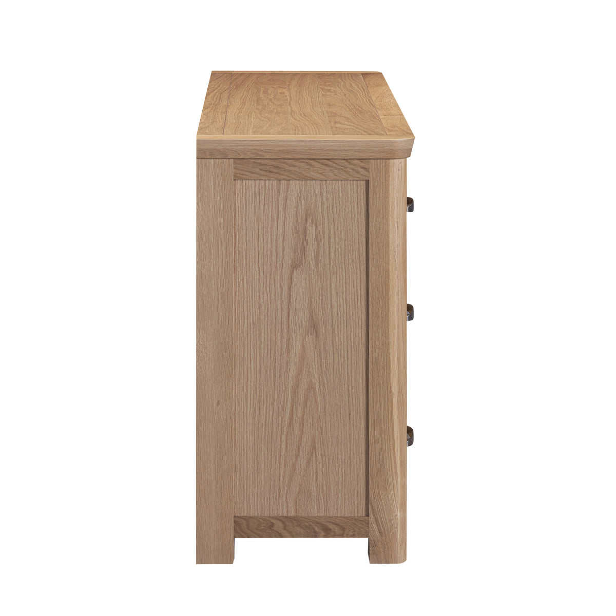 Treviso oak Large Sideboard, side view