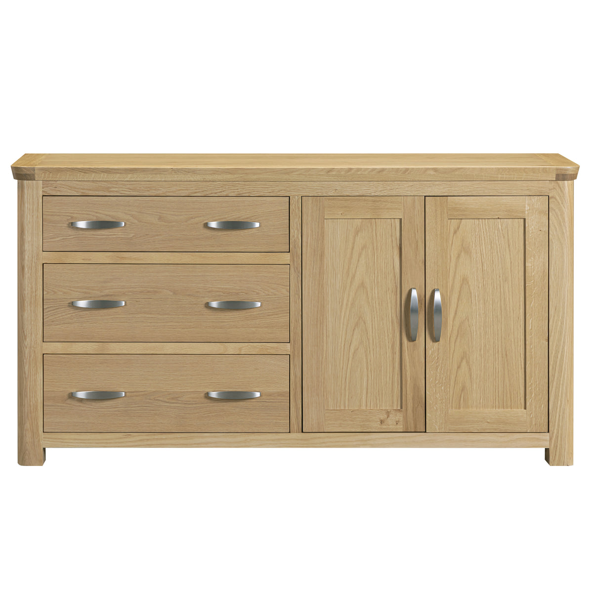 Treviso oak Large Sideboard, front view