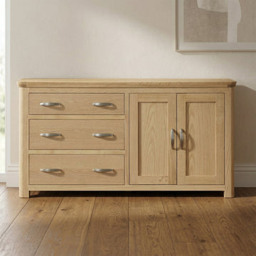 Treviso oak Large Sideboard, room setting