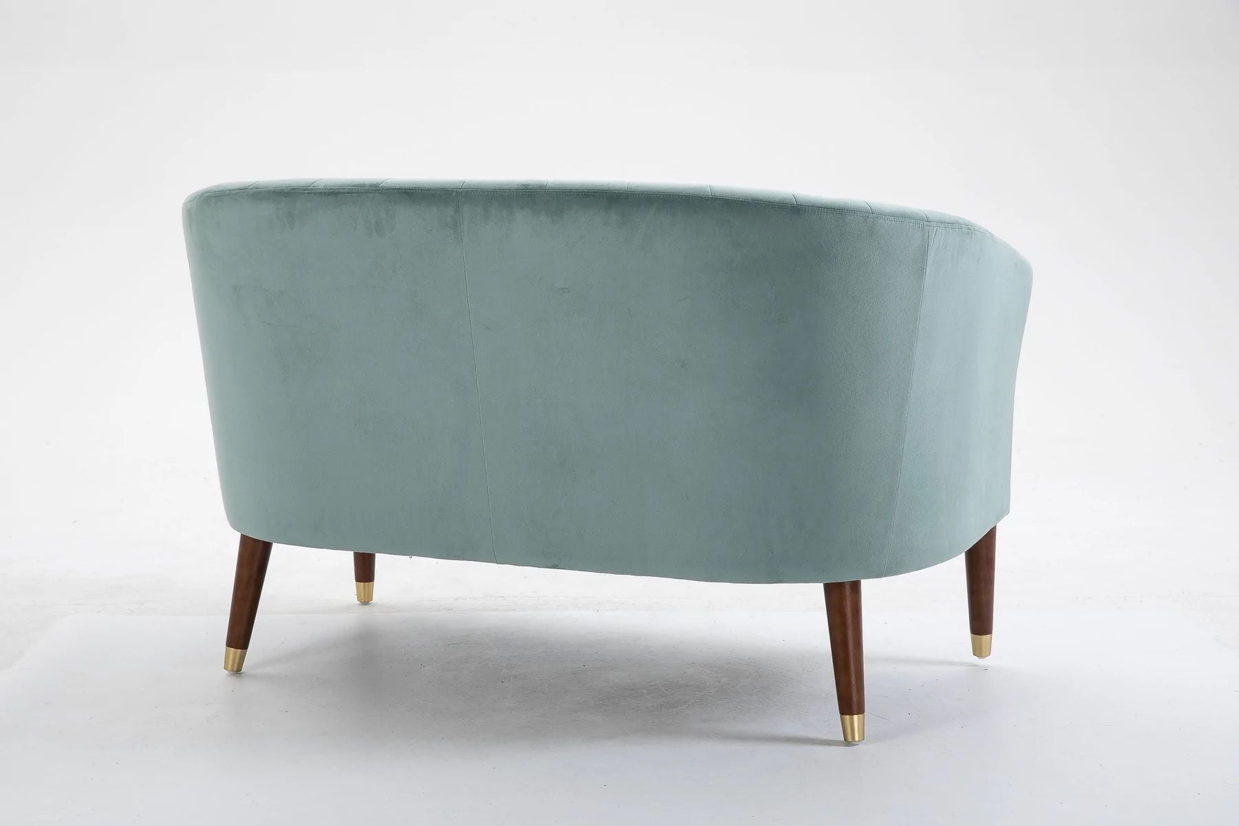 Nicole Velvet 2 Seater Sofa - Teal