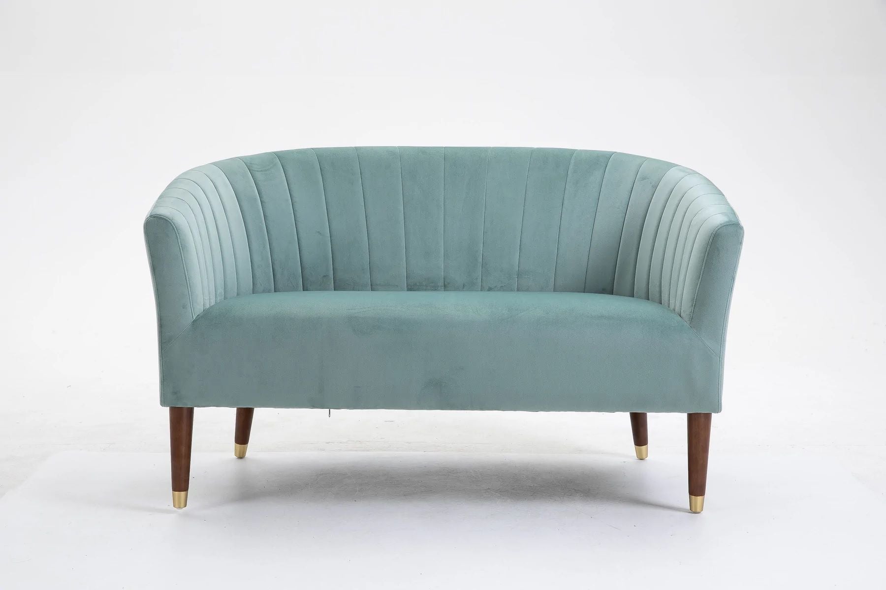 Nicole Velvet 2 Seater Sofa - Teal