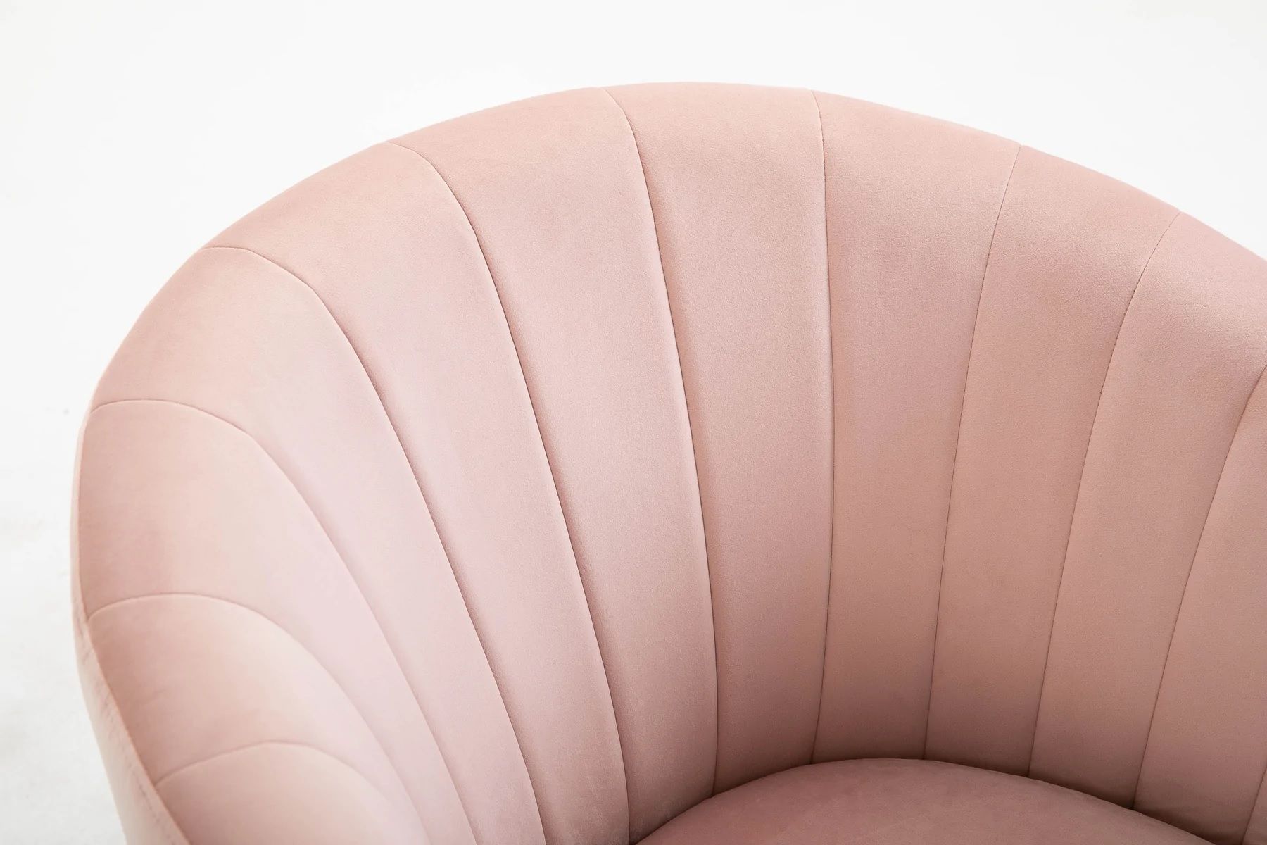  Nicole Velvet Chair - Blush Pink