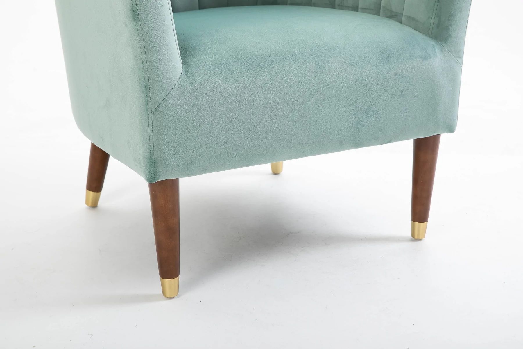 Nicole Velvet Chair - Teal