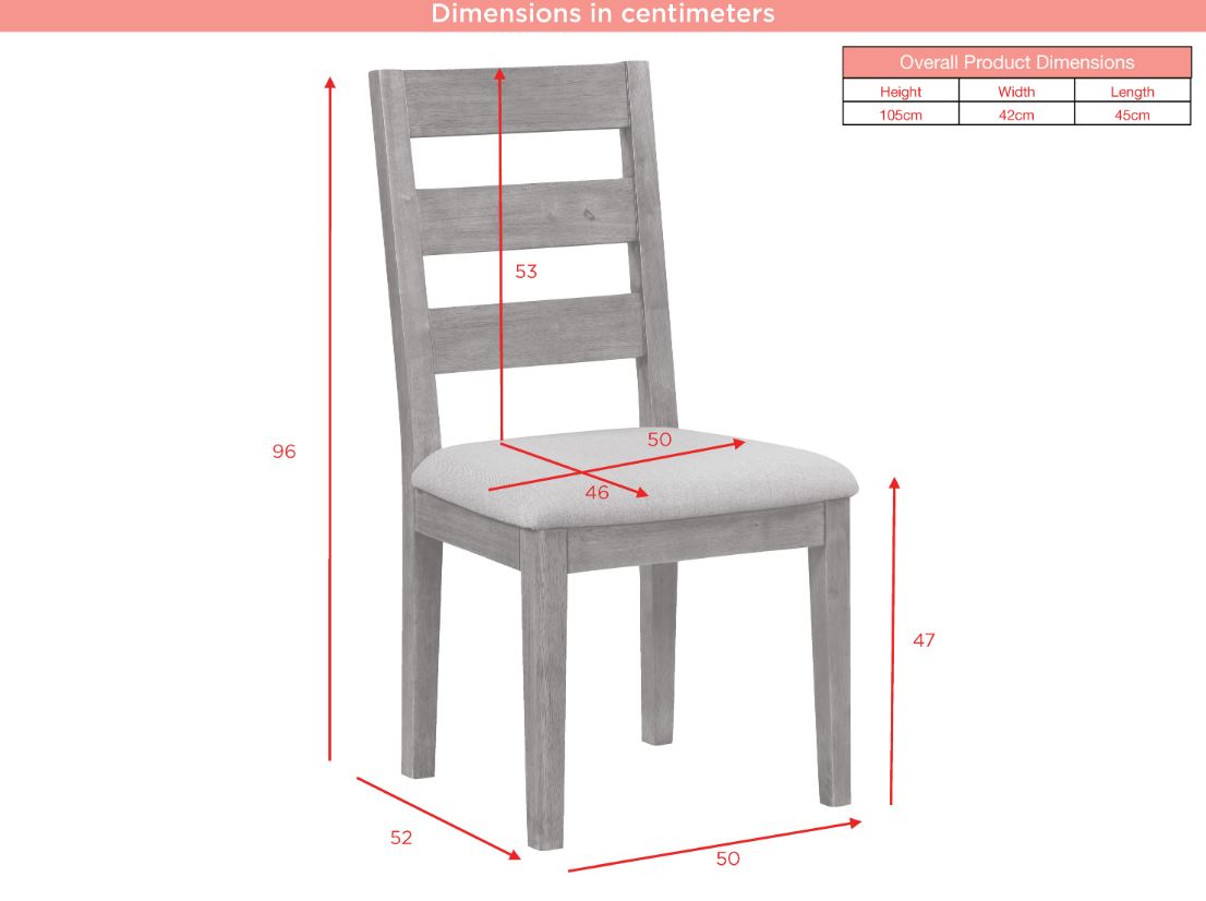 Oakridge Dark Oak Dining Chair Set of 2