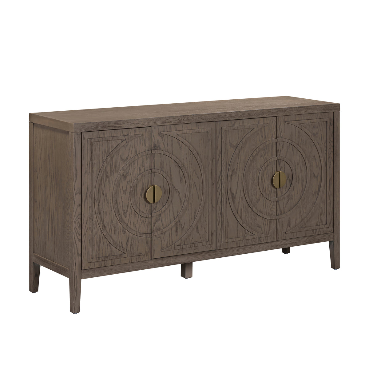 Oslo 4 Door Sideboard - angled view