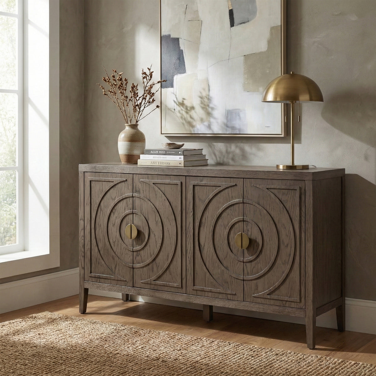 Oslo 4 Door Sideboard - lifestyle view