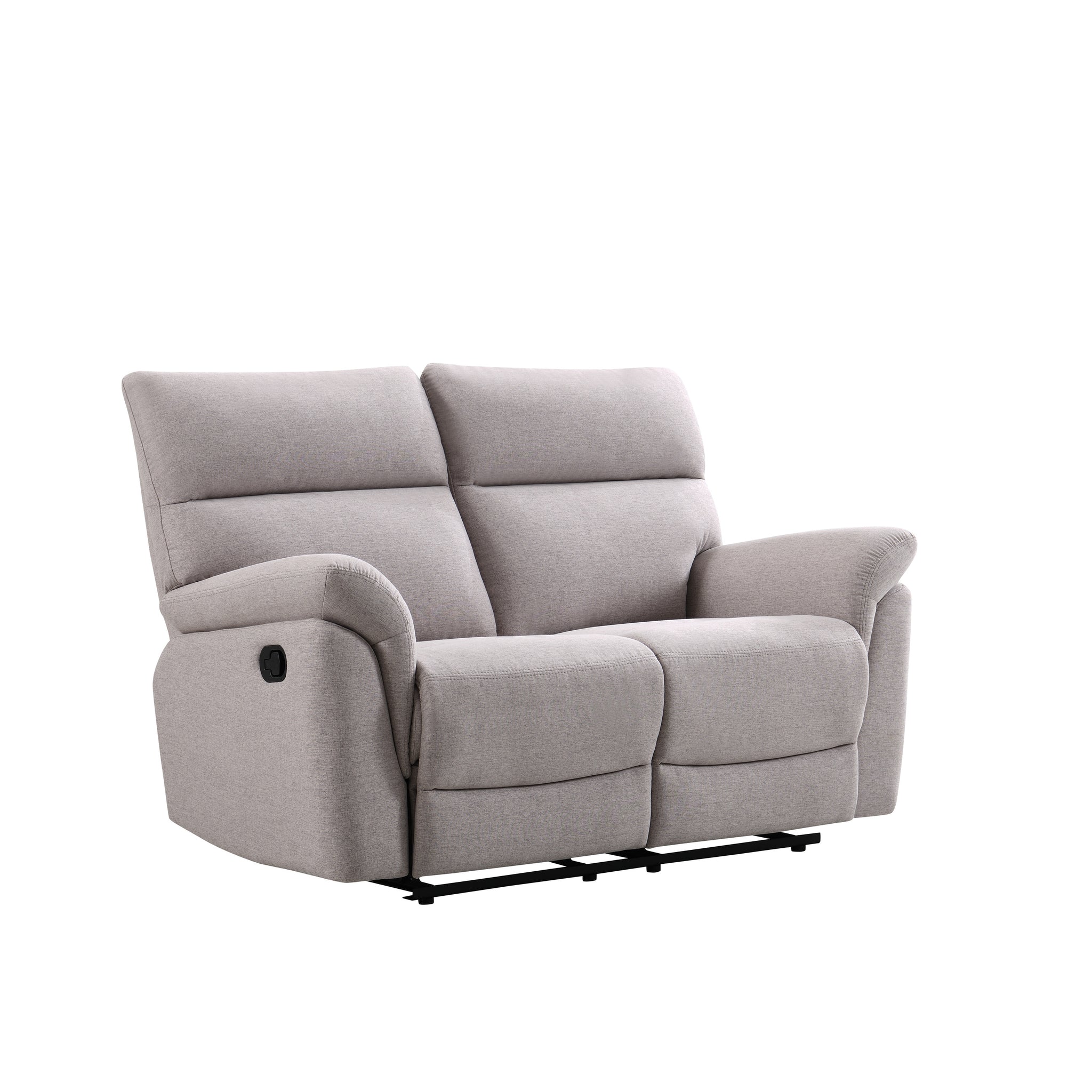 Phoenix Fabric Reclining 2 Seater Sofa - Ash