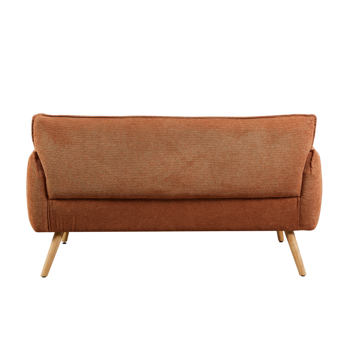 Piper Rust fabric two-seater sofa rear view