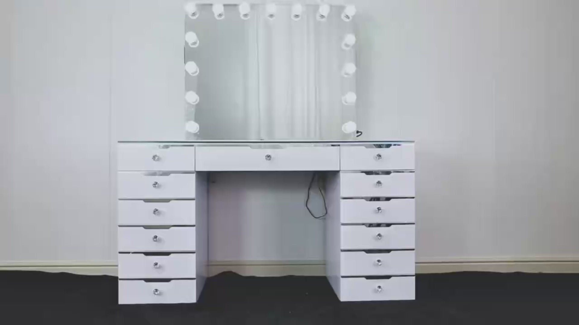 13 Drawer Glam Empire Vanity Table