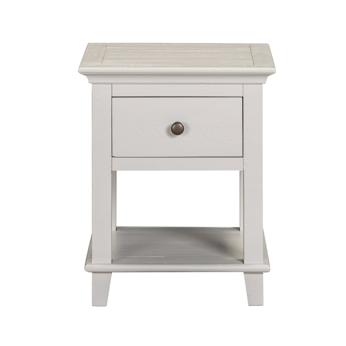 Provence End Table - Truffle - front view
