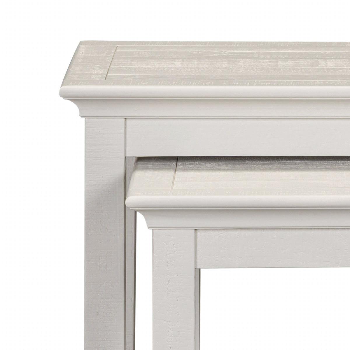 Provence Nest of 2 Tables - Truffle - nested top detail
