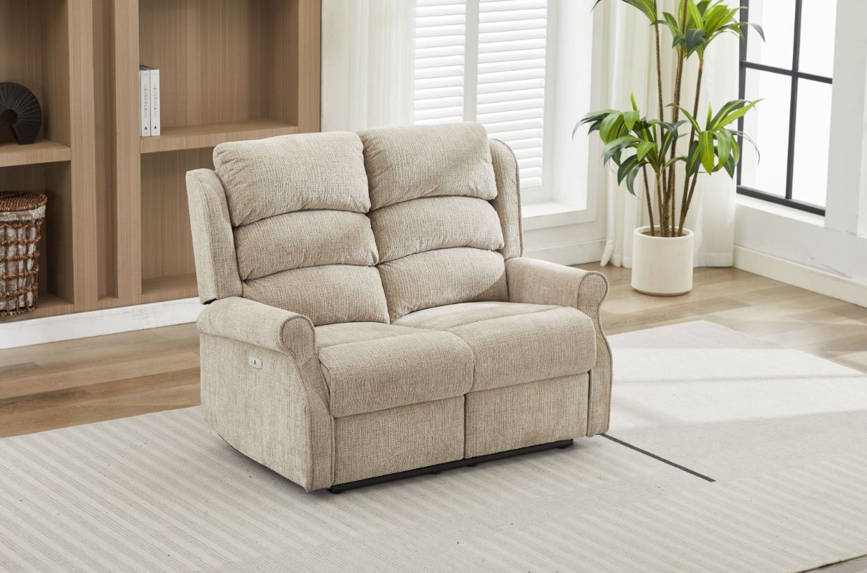Regency 2 Seater Electric Sofa - Rabbit