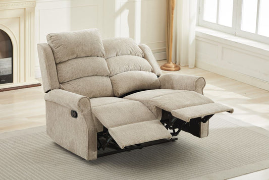 Regency Manual Recliner 2 Seater Sofa - Rabbit