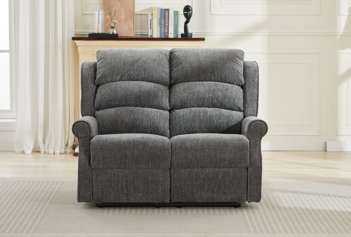Regency Manual Recliner 2 Seater Sofa - Anthracite