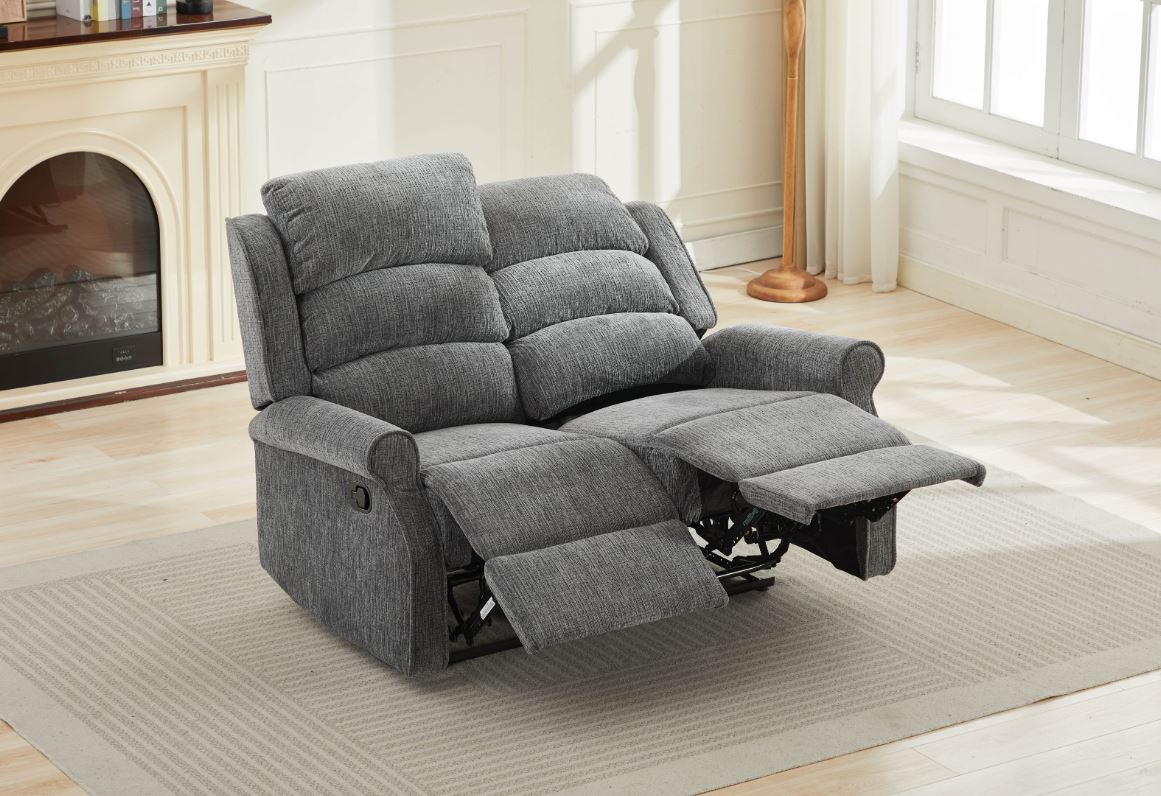 Regency Manual Recliner 2 Seater Sofa - Anthracite