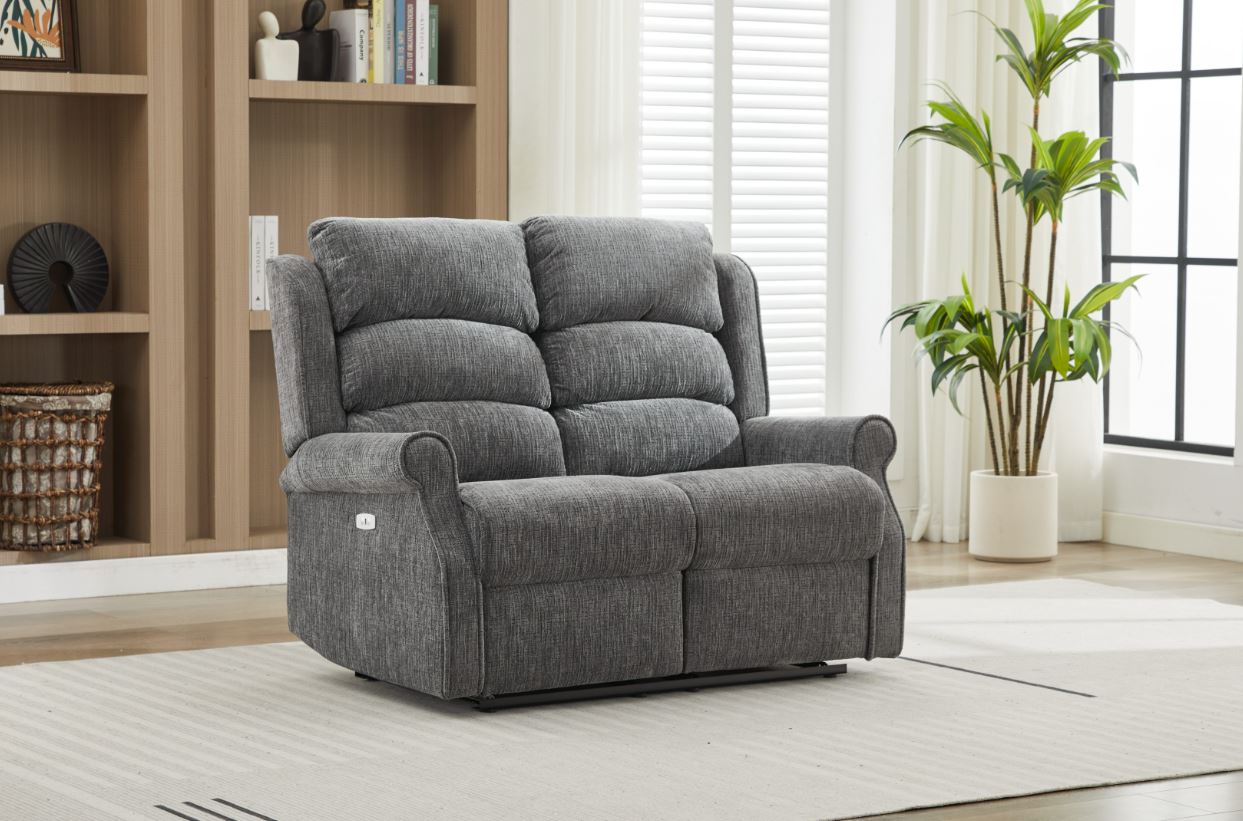 Regency 2 Seater Electric Sofa - Anthracite