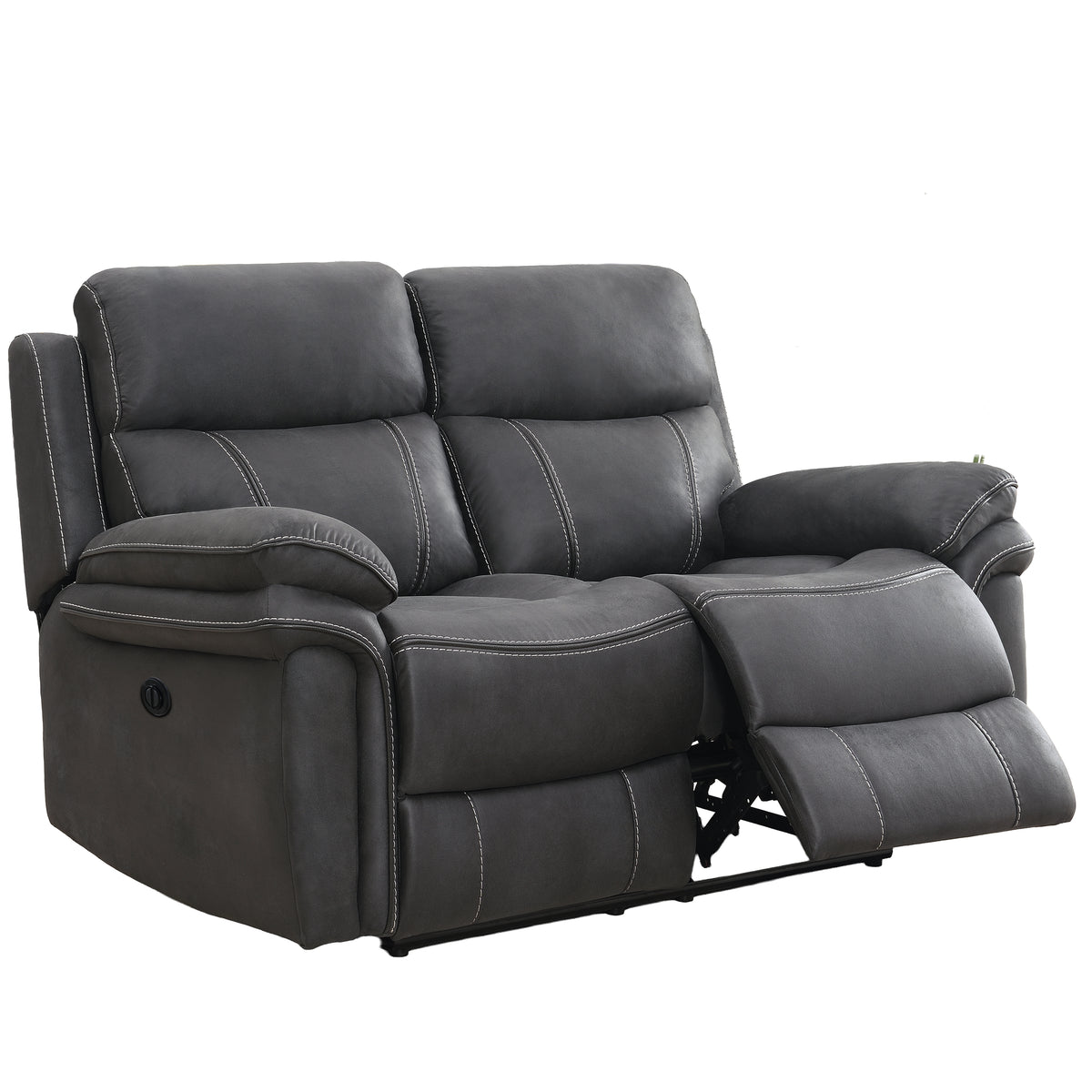 Richmond in Charcoal, 2 seater sofa reclined