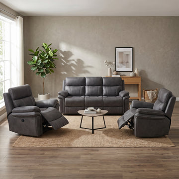 Richmond in Charcoal, 3+1+1 suite in a living room