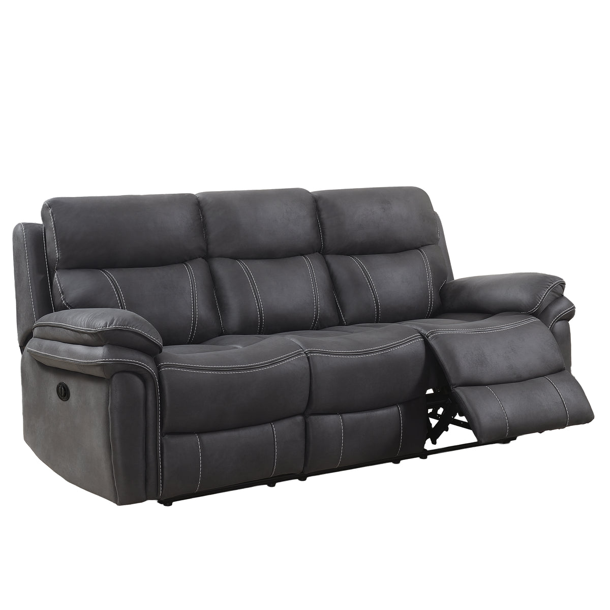 Richmond in Charcoal, 3 seater sofa reclined