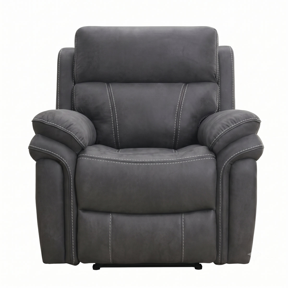 Richmond in Charcoal, armchair front view