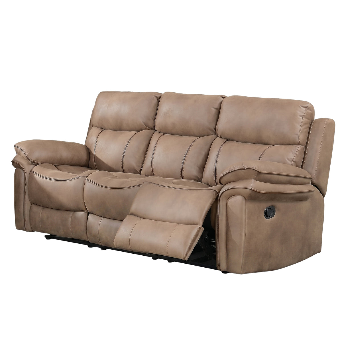 Richmond 3 seater sofa in Sahara Leather Air, product view 5