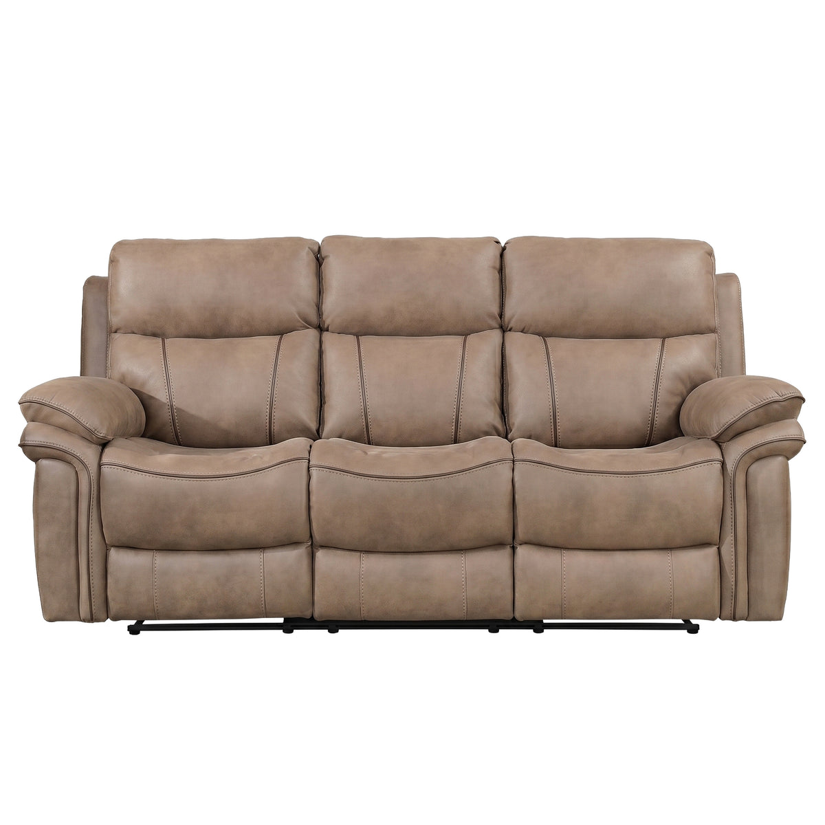 Richmond 3 seater sofa in Sahara Leather Air, product view 4