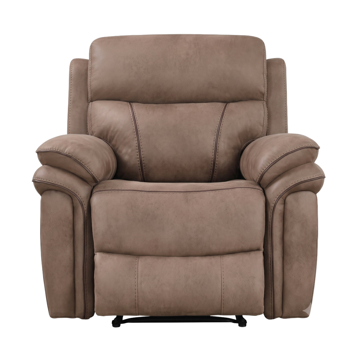 Richmond Leather Air in Sahara, armchair front view