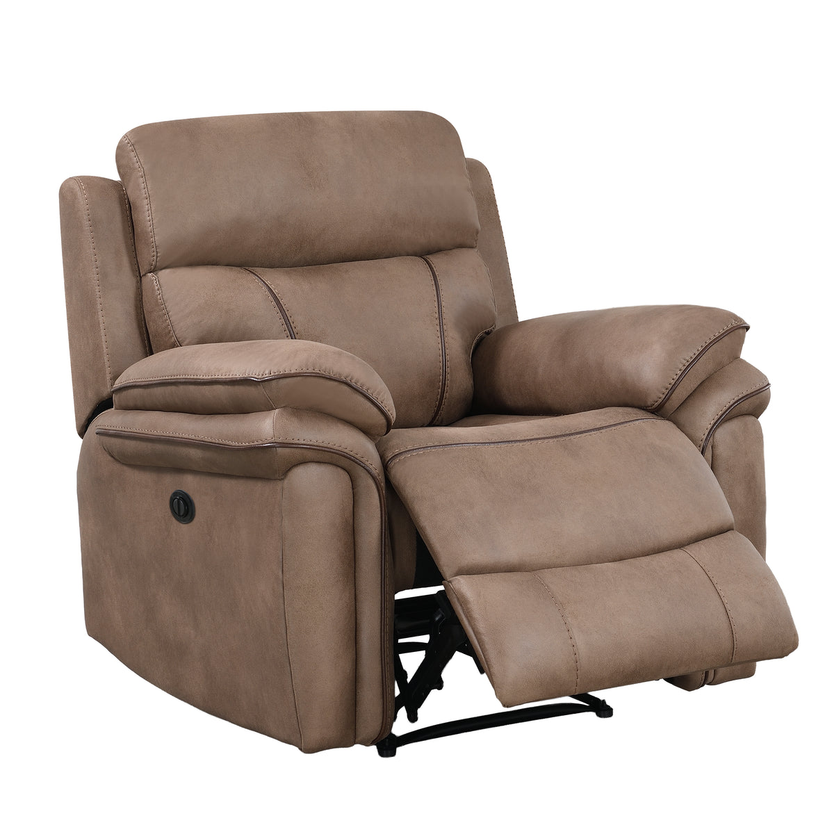 Richmond Leather Air in Sahara, armchair reclined