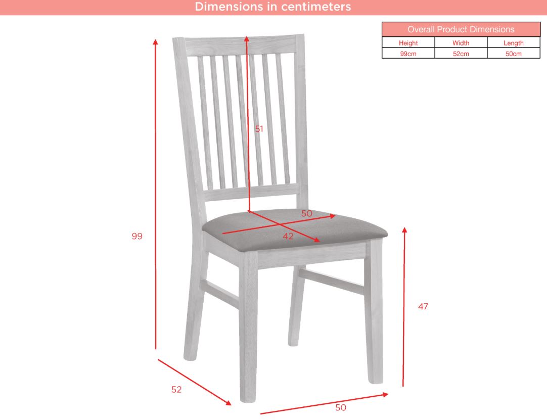 Roseville Dining Chairs - Light Oak (Set of 2)