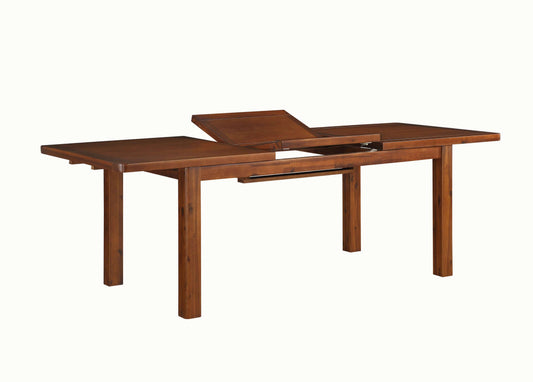 Andorra 165cm Extending Dining Table - Dark Acacia Wood