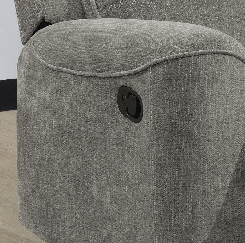 Sandhurst 3 Seater Recliner Sofa - Light Grey