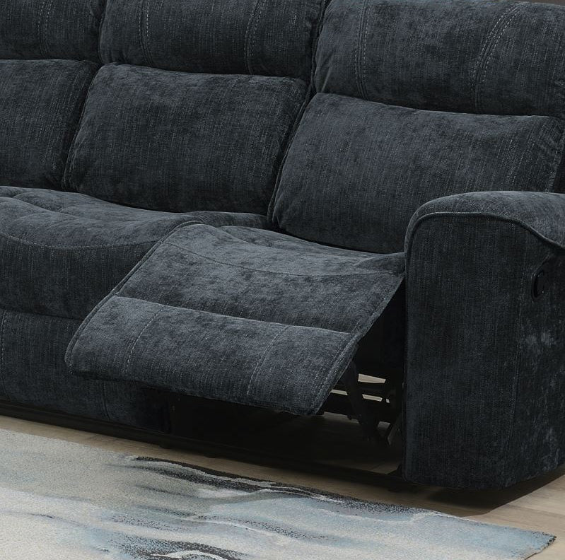 Sandhurst 2 Seater Recliner Sofa - Dark Grey