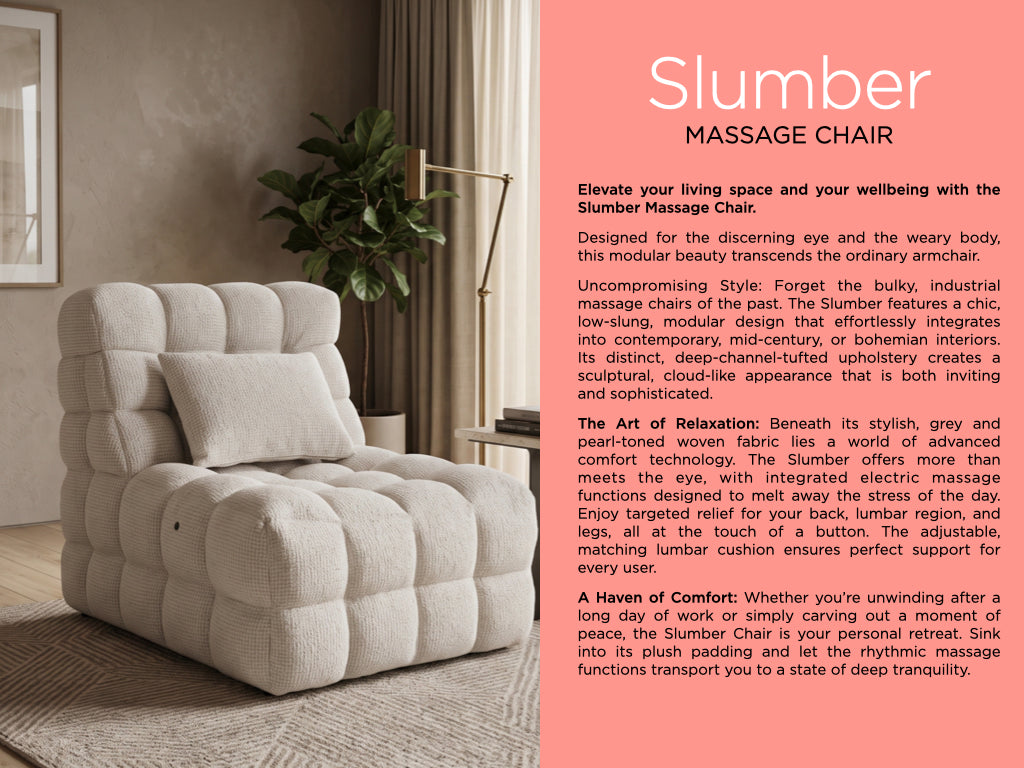 Slumber electric massage chair supplier range information