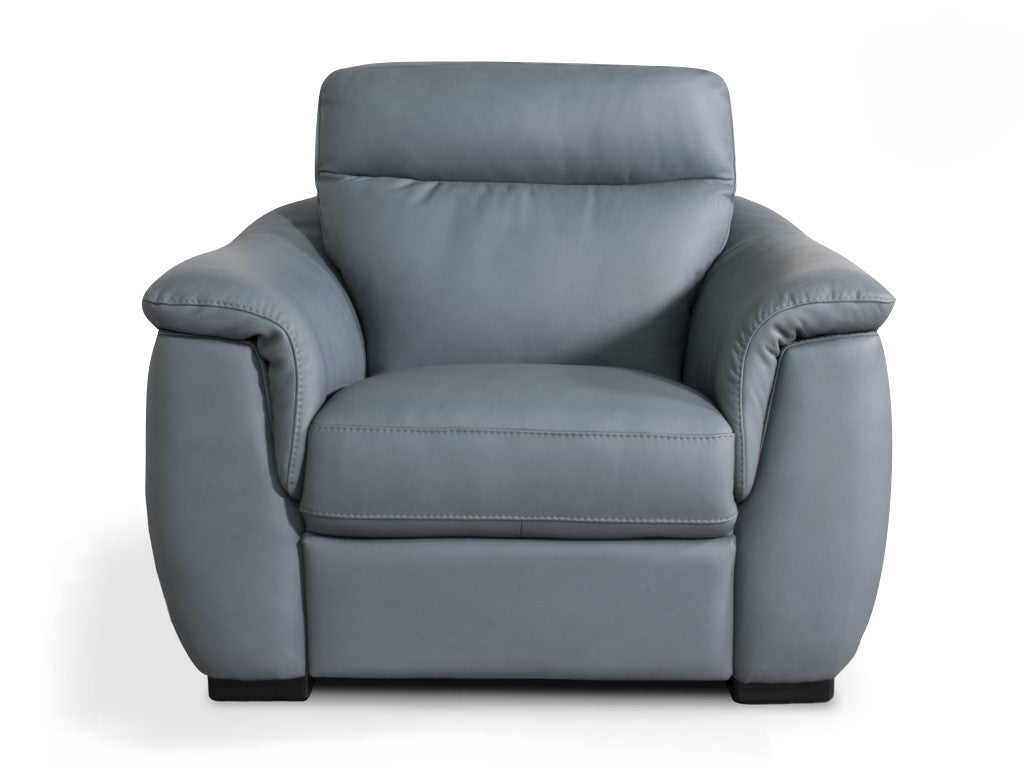 Soffio RX Electric Leather Armchair - Cobalto 
