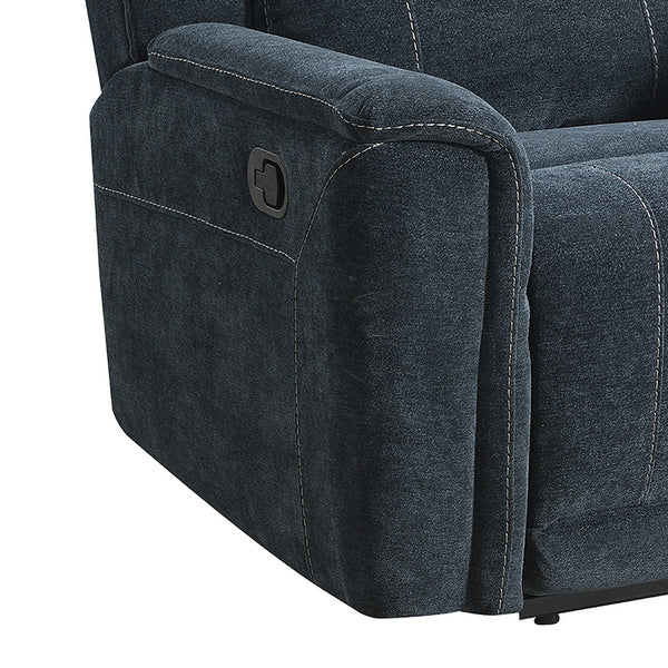 Somerton 3+1+1 Manual Reclining Sofa Suite - Dark Grey Fabric – view 8