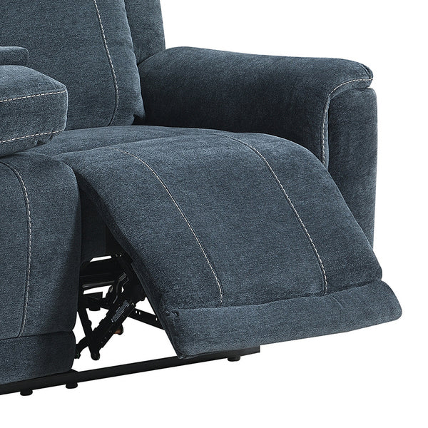 Somerton 3+1+1 Manual Reclining Sofa Suite - Dark Grey Fabric – view 10