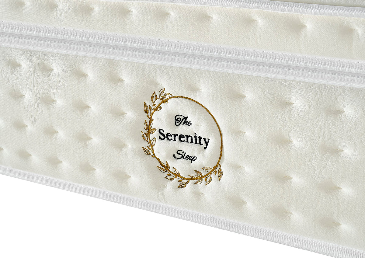 G09 Luxury High Mattress, close-up of the side badge