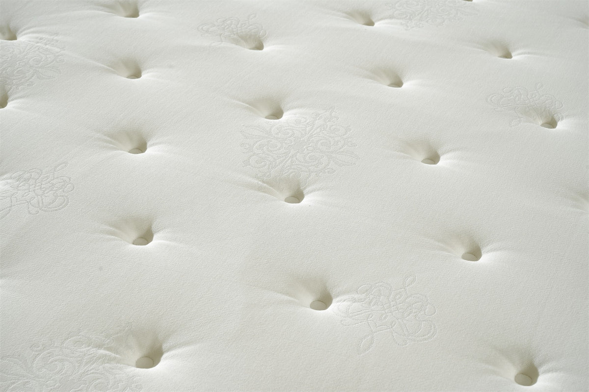 G09 Luxury High Mattress, close-up of the tufted sleeping surface