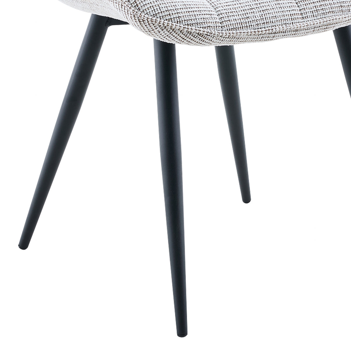 Symphony Biscuit dining black leg detail