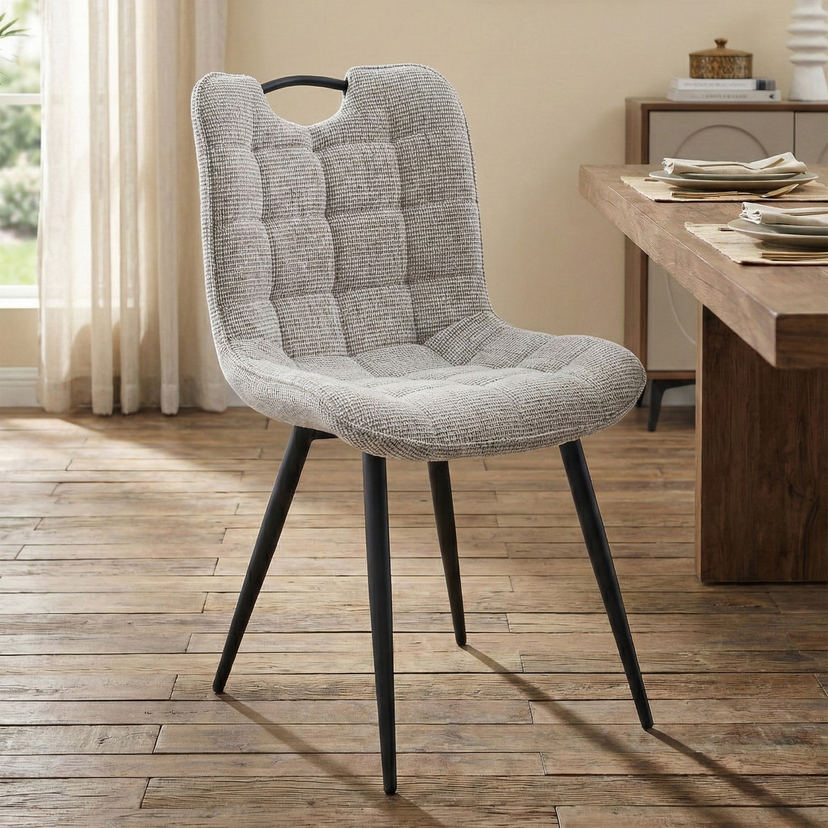 Symphony Biscuit dining chair in a room setting