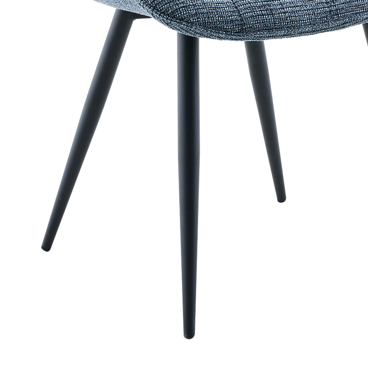 Symphony Navy dining black leg detail